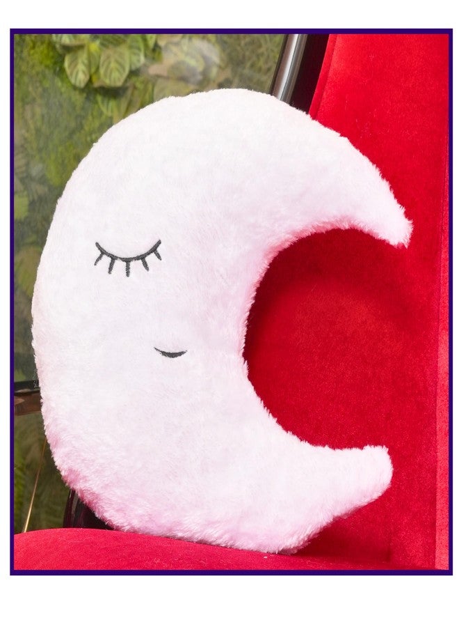 Humpy Hare Soft Plush Moon & Star Pillow Toy Set Combo of 2 | Cot Cushion & Playtime Soft Toy for Kids, Children, and Babies | Stuffed Plush Pillow | (White & Yellow) - Image 4